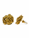Flora Rose Earrings Gold