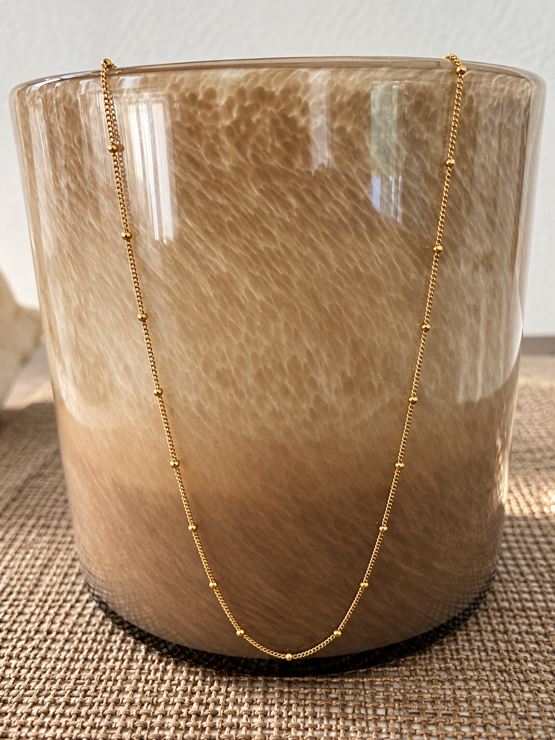 Bead Necklace Gold